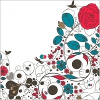 Floral Flower Vector Background