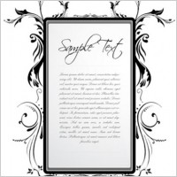 Floral Frame Vector