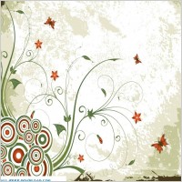 floral grunge