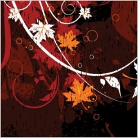  Floral grungy illustration