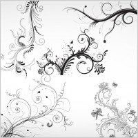Floral Ornaments Vector Pack