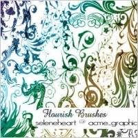 flourishes brushes