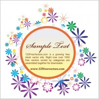 Flower Banner Vector