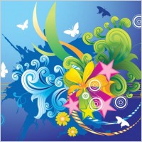 Flower butterfly