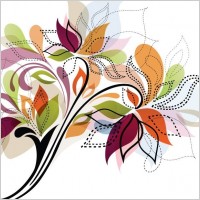 Flower Design Element Vector Illustration
