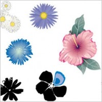 Flower vectors
