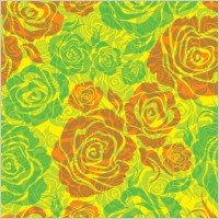 flowers shading pattern 01 vector