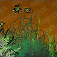 flowers vector material