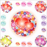 Flowery Hearts