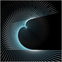Flowing curves vector