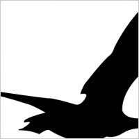 Flying Bird clip art