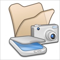 Folder beige scanners cameras
