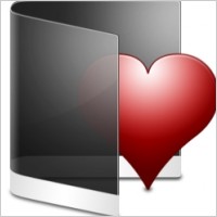Folder Black Favorite