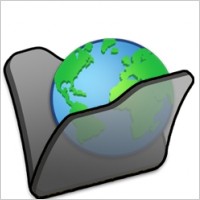 Folder black internet