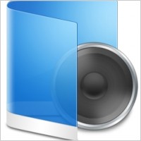 Folder Blue Music