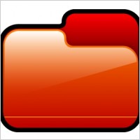 Folder Closed Red
