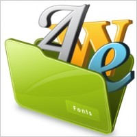 Folder fonts