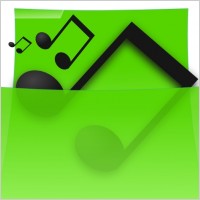 Folder Oxygenlike Green Music clip art
