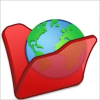 Folder red internet