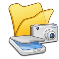 Folder yellow scanners cameras