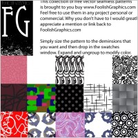 Foolish seamless pattern pack 1