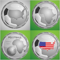 football theme vector