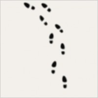 Footprints clip art