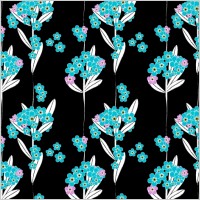 Forget me not pattern