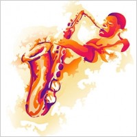 former saxophone player vector