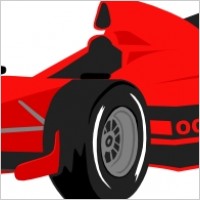 Formula  Calendar on Formula One Car Clip Art