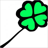 Four Leaf Clover clip art