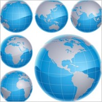 Free 3D Vector Globes
