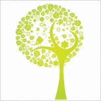 Free Abstract Tree Vector