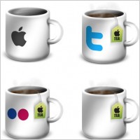 Free Apple Mug Icons and Extras
