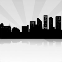 Free City Landscape Siluet