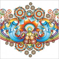 Free Color Bomb Vector Illustration