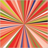 Free Colorful Burst Vector Illustration