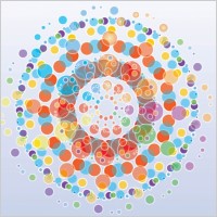 Free Colorful Circles Background