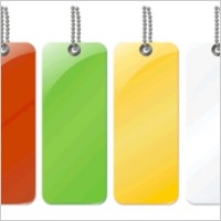 Free Colorful Labels Vector
