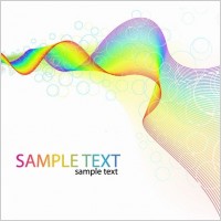 Free Colorful Waves Vector Background