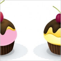 Free Cupcakes in Vectors