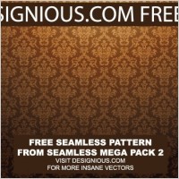 Free damask vector pattern