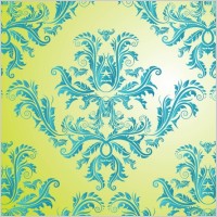 Free Damask Vector Pattern