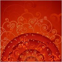 Free Dream-like Pattern Vector