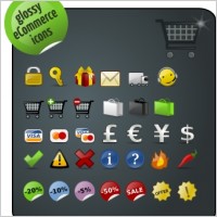 Free eCommerce icons icons pack