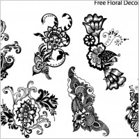 Free Floral Decorative Pack