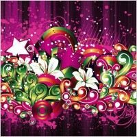 Free Floral Design Vector Background