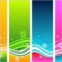 Free Floral Swirls Vector Background