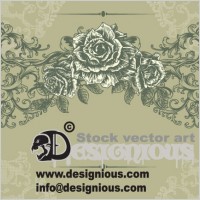Free Floral Vintage Illustration 