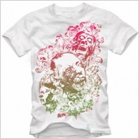 Free Floral Zombie Nightmare Free T-shirt Design
